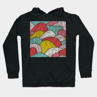 Zen Doodle Waves Hoodie